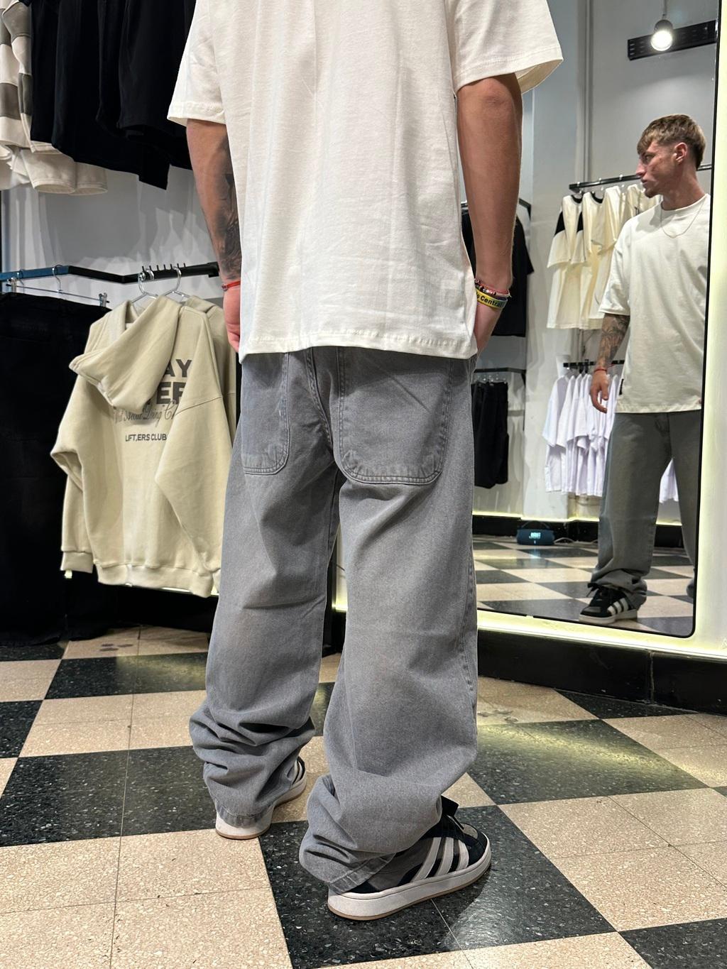 BAGGY gris liso