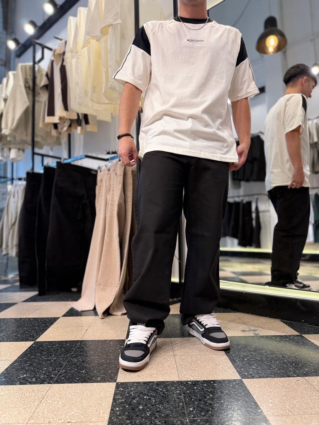 BAGGY negro liso